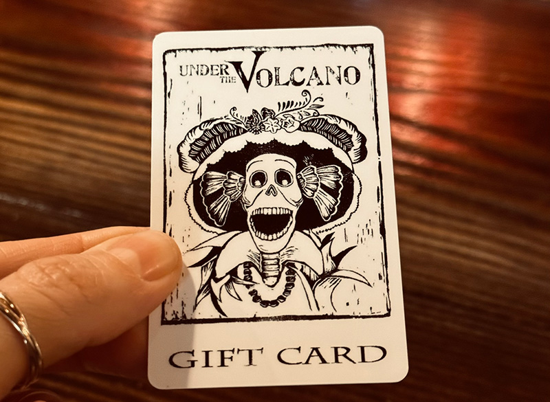 Gift CARDS | Under The Volcano