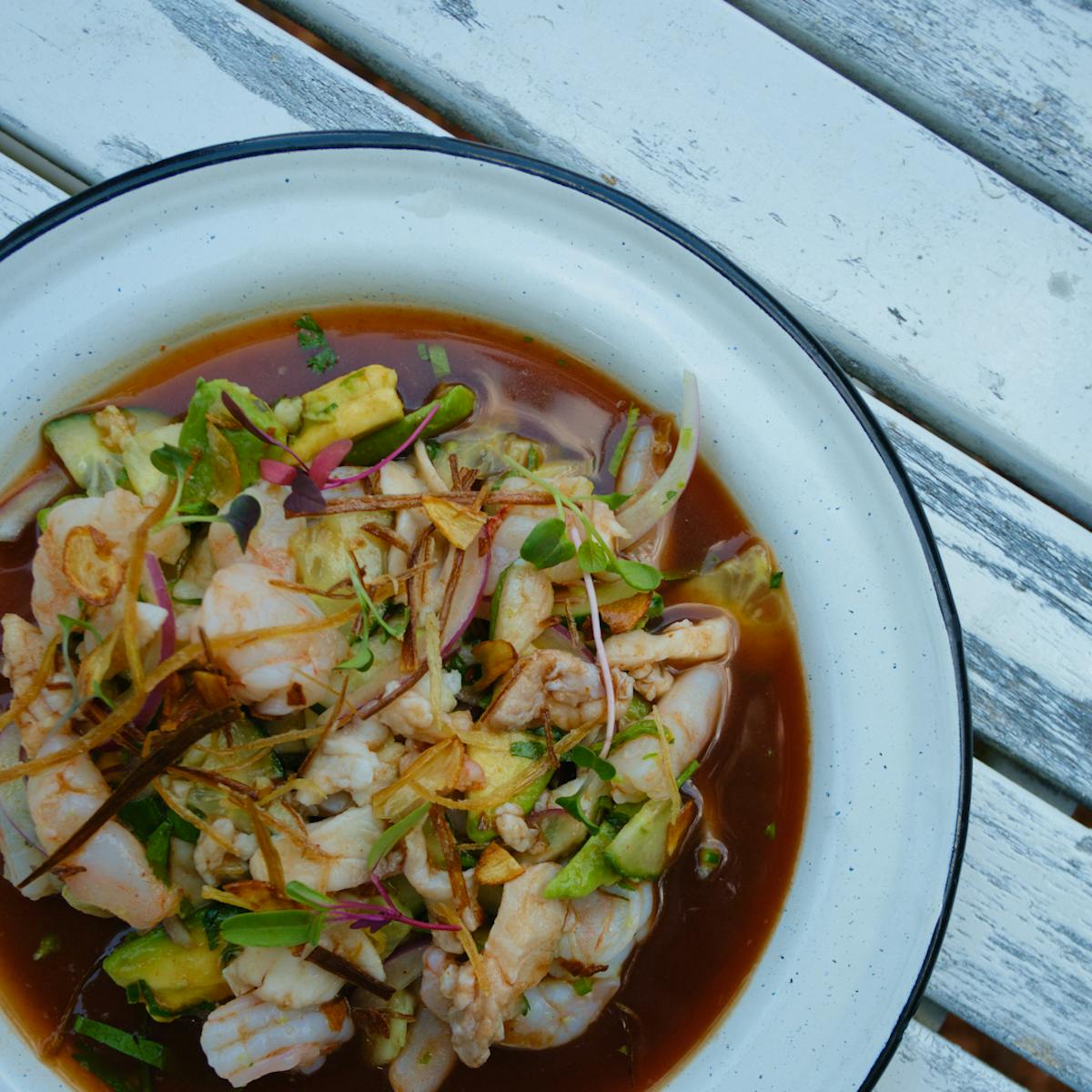 a bowl of soup
