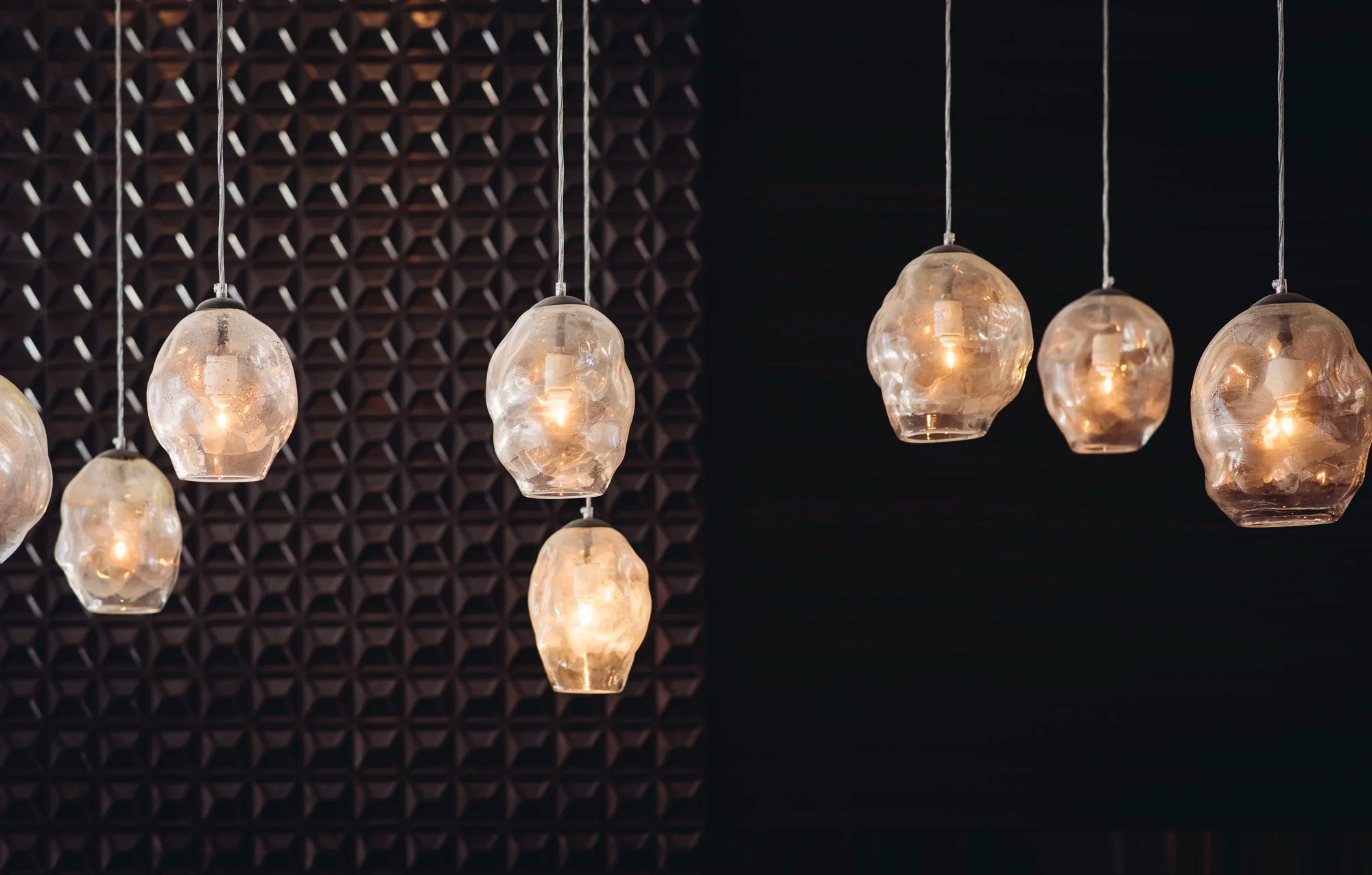 a group of lights