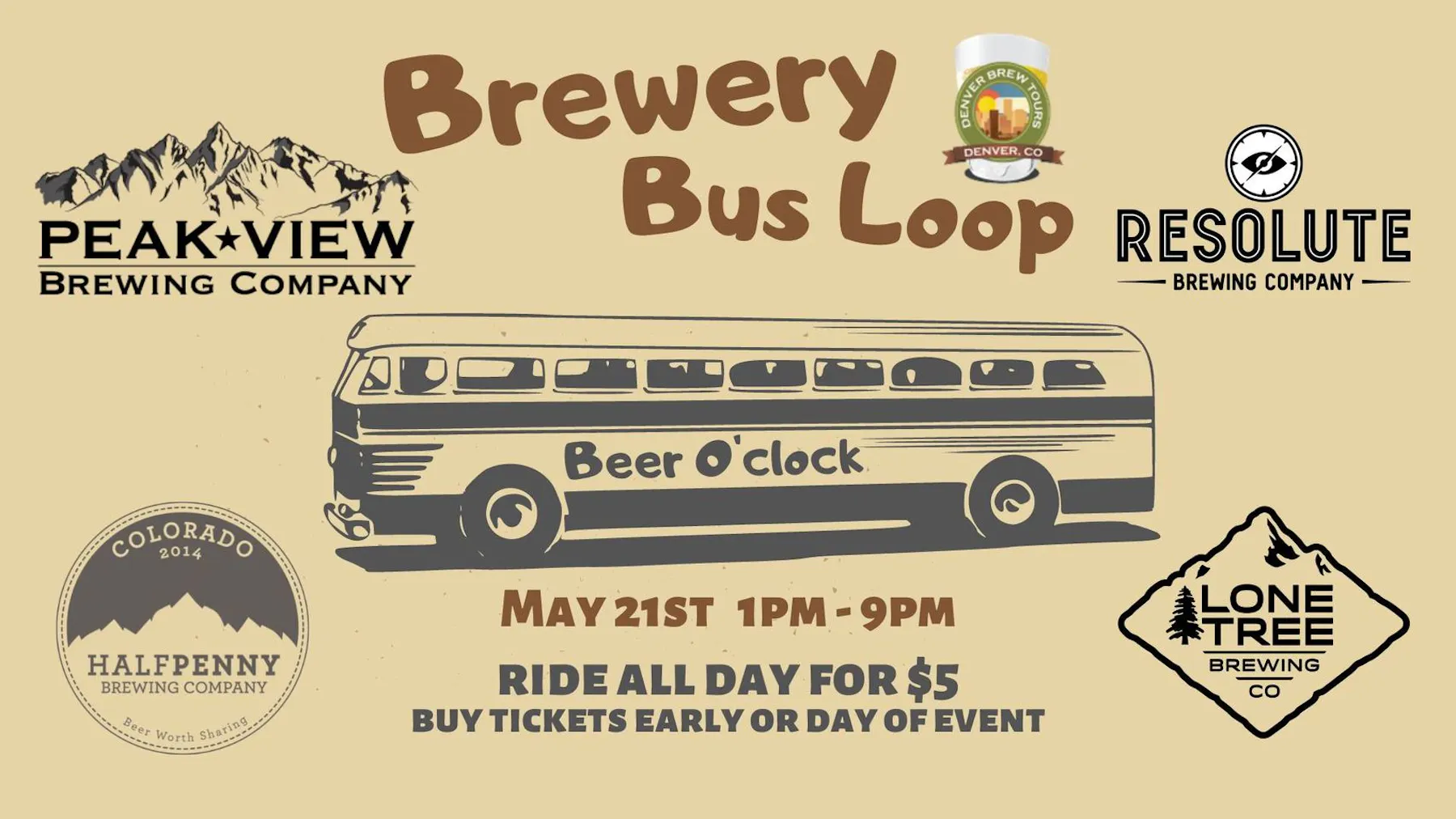 Brewery Bus Loop! | Peak View Brewing Company | Brewery in Greenwood  Village, CO