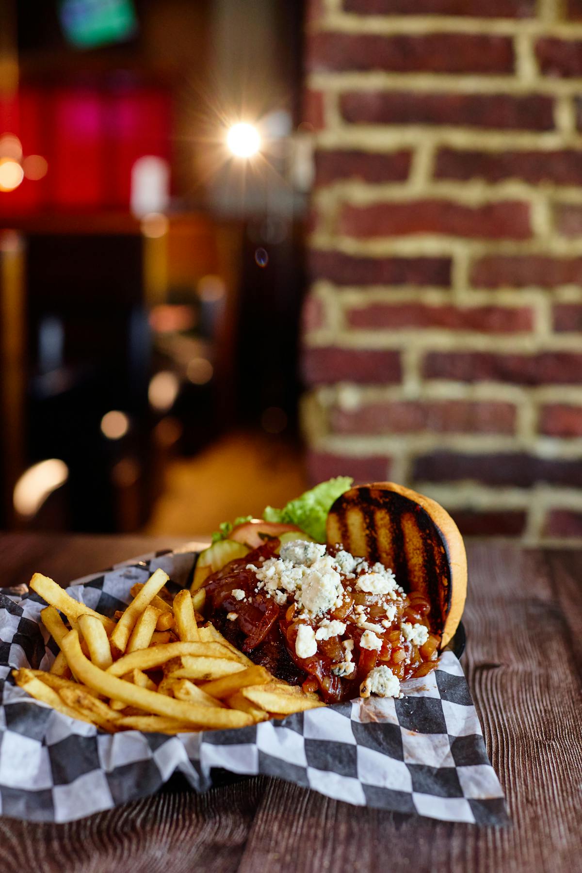 a close up of food on a table