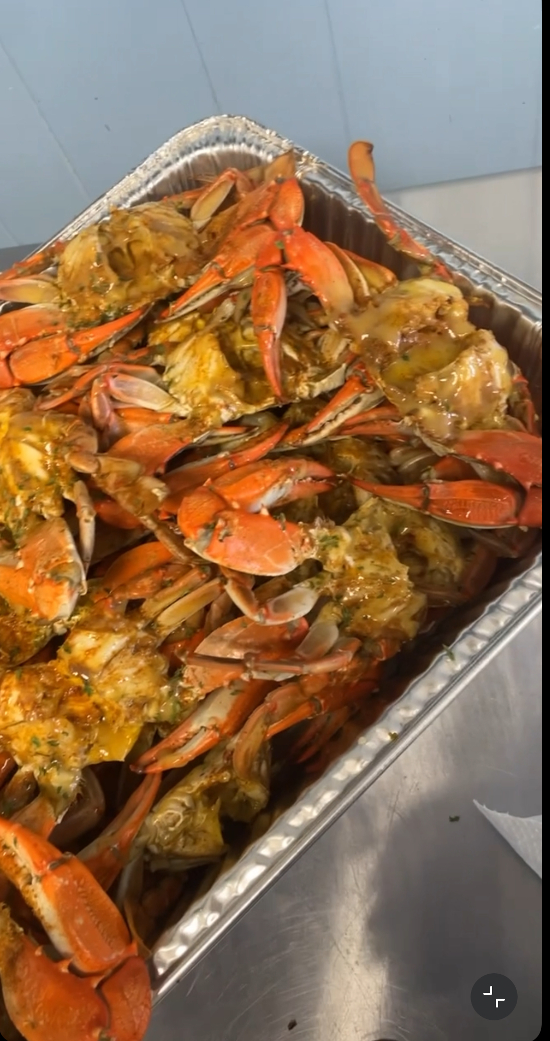 a tray of food