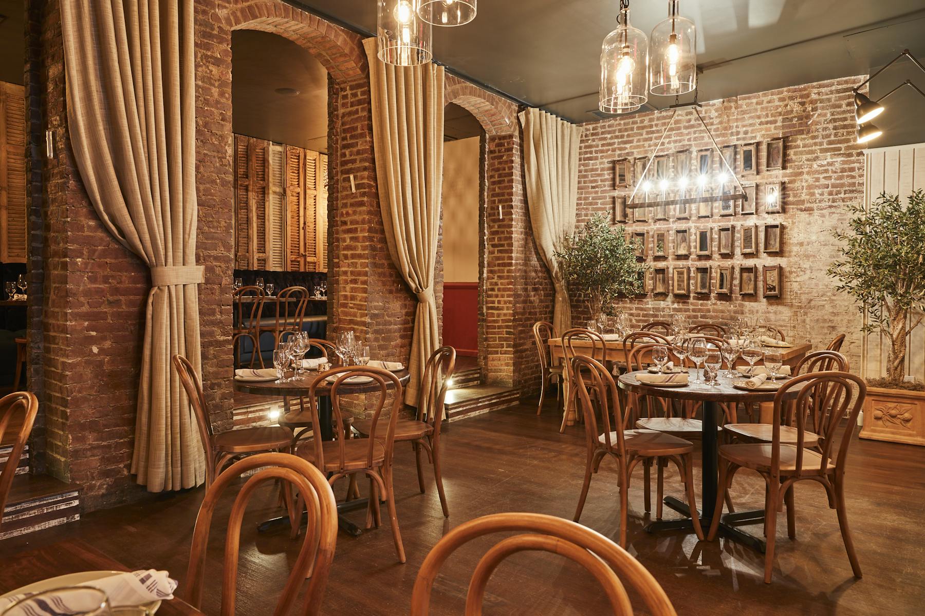 a dining room table
