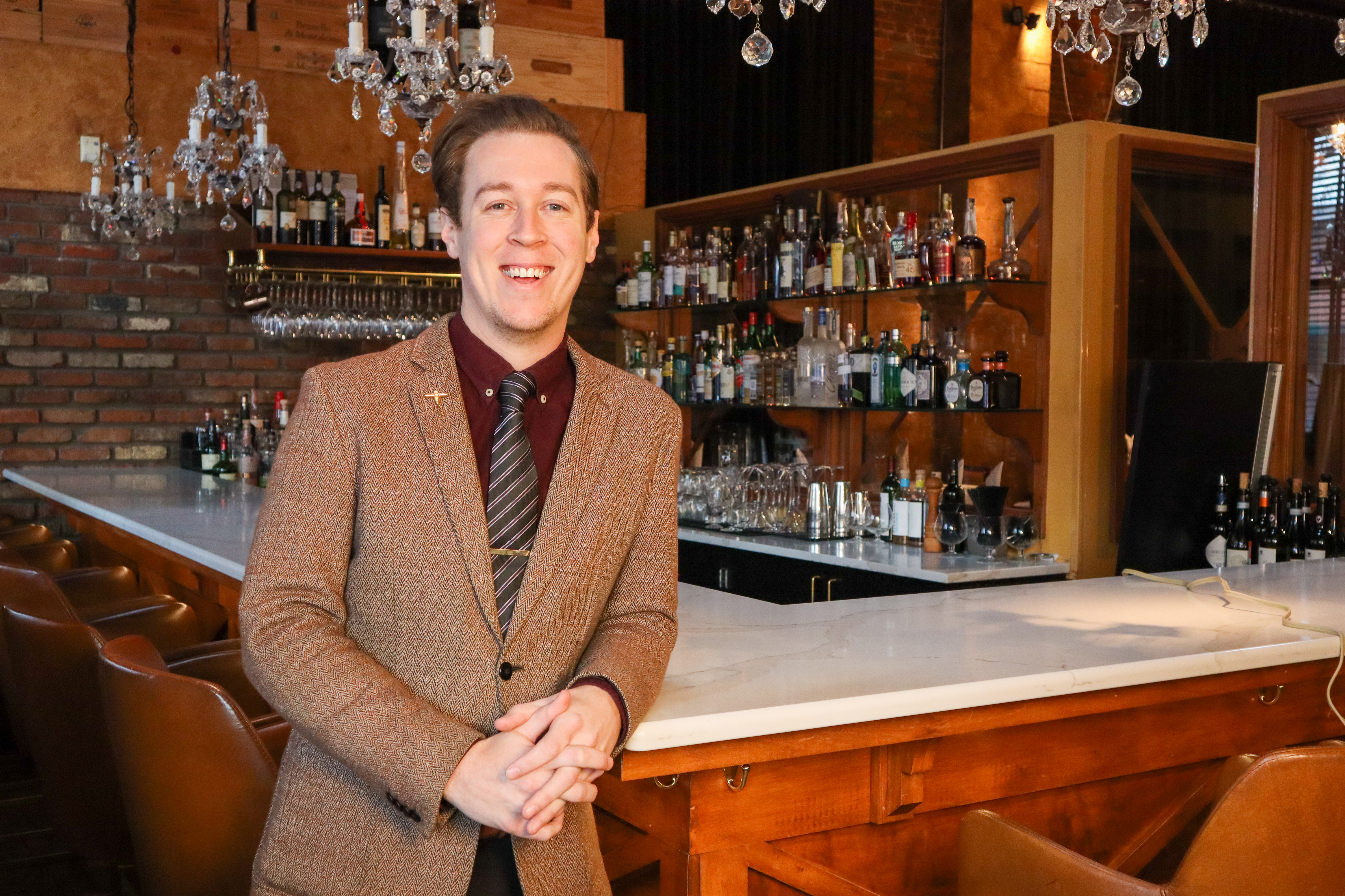 Corey Hudson, restaurant manager at Nicola's