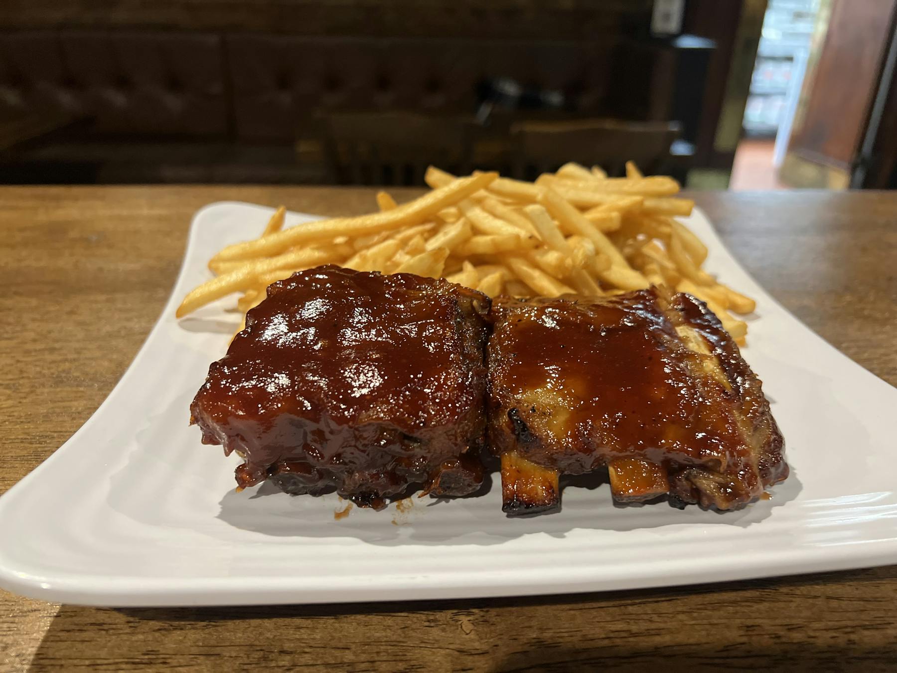 Baby Back Ribs with Fries