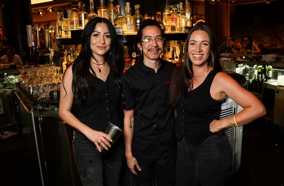 workers for borracha day of the dead celebration