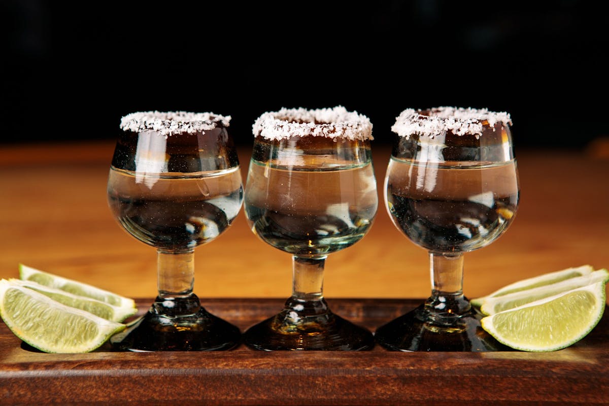 tequila tasting flight at this henderson mexican restuarant