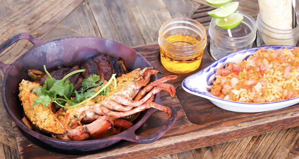 lobster fajita for national fajita day at this henderson mexican