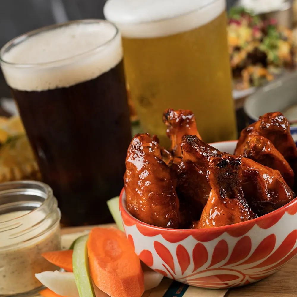 chipotle buffalo wings for happy hour in henderson at borracha
