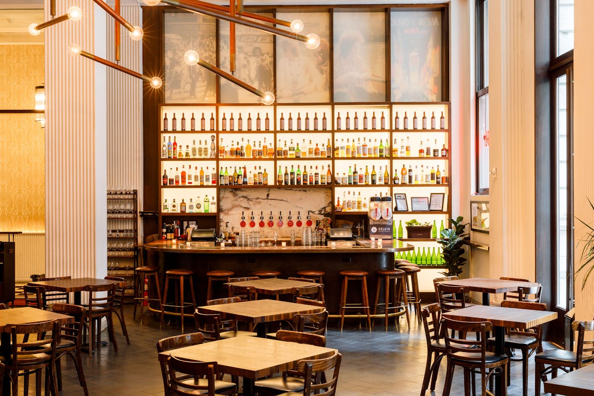 The dining room at Marta