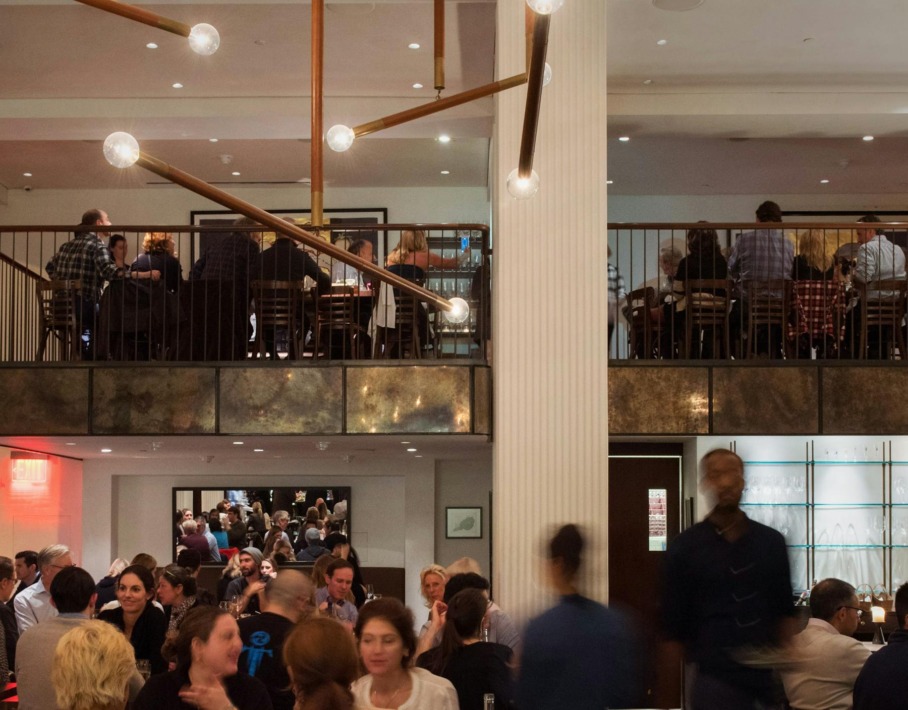 a group of people in a room