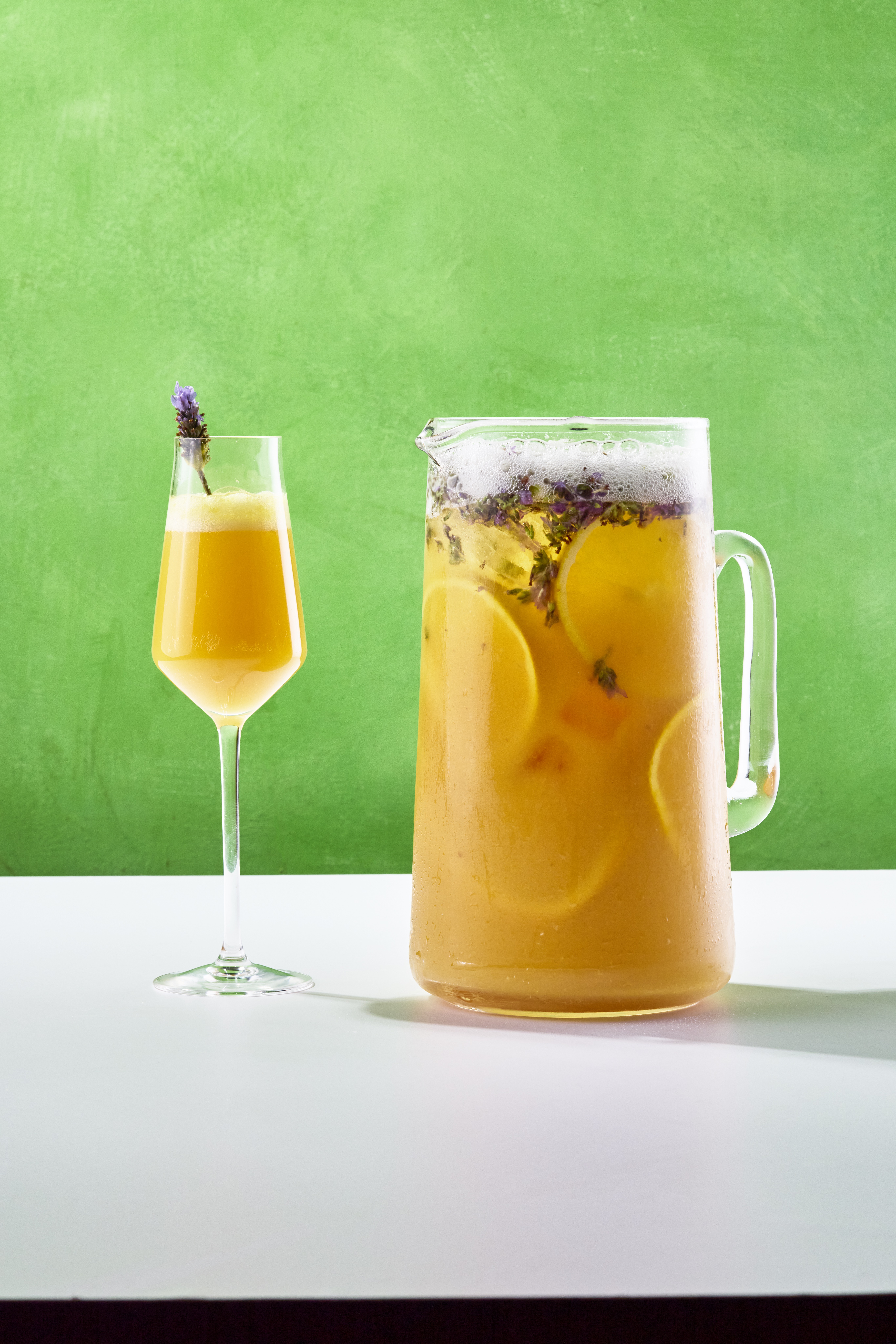 a glass cup on a table