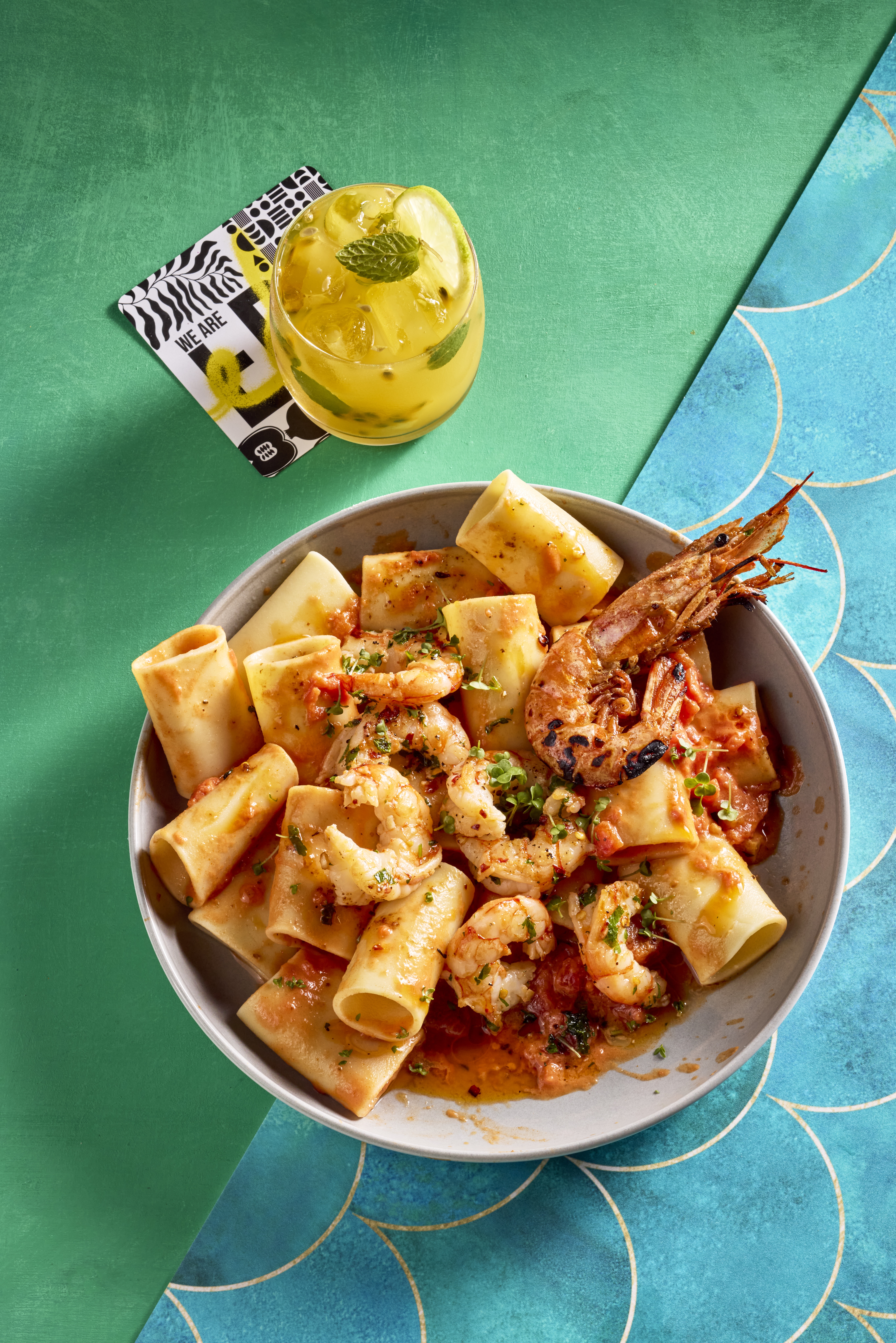 a plate of food on a table