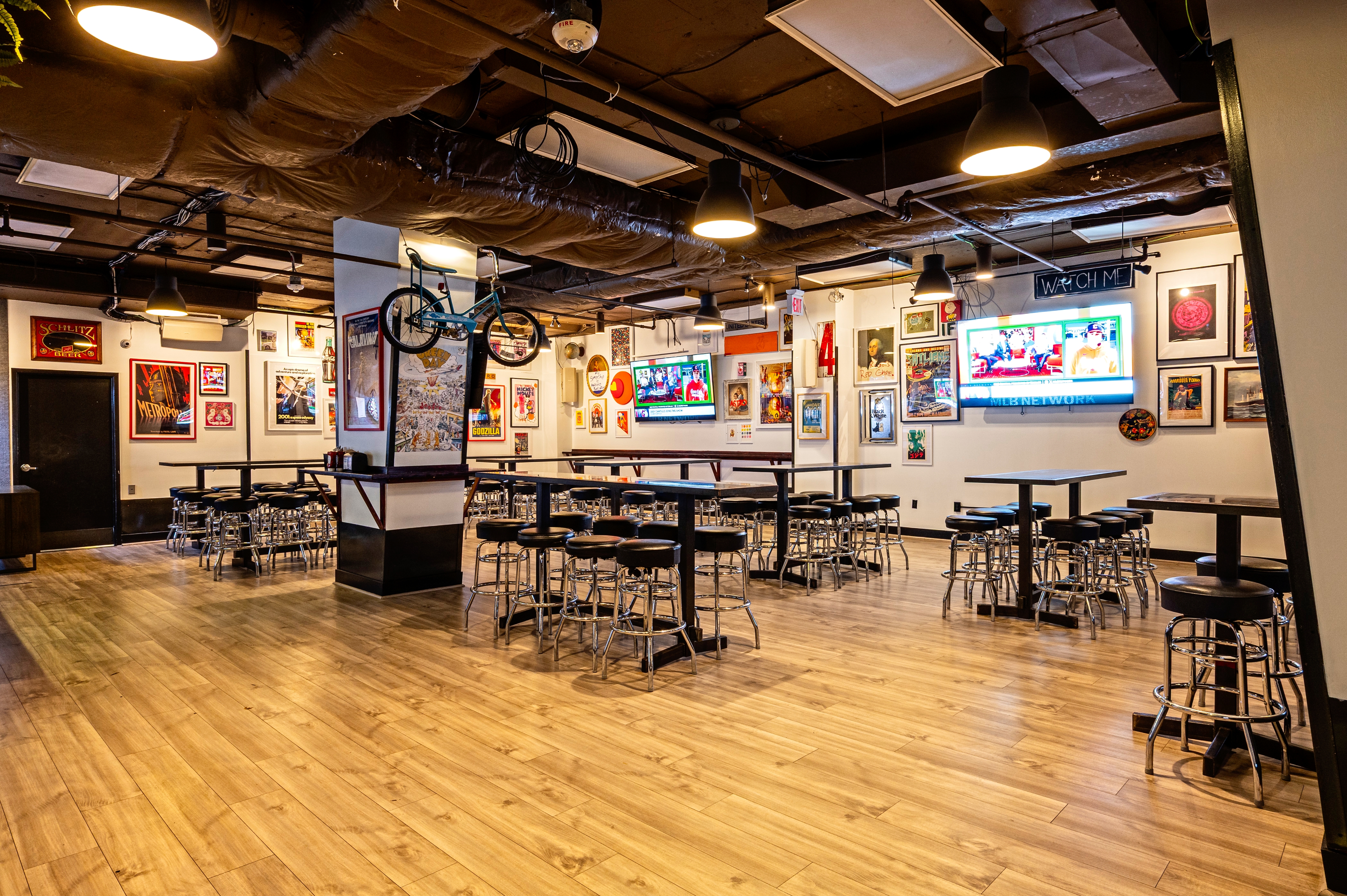 a group of people sitting at a train station