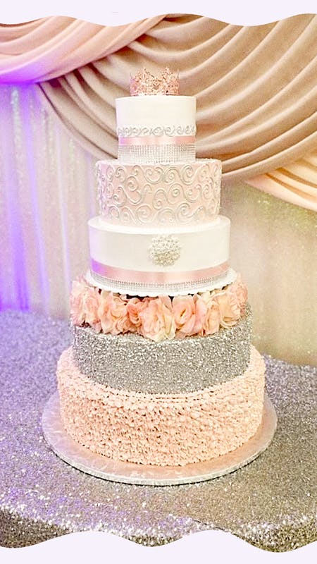 a wedding cake