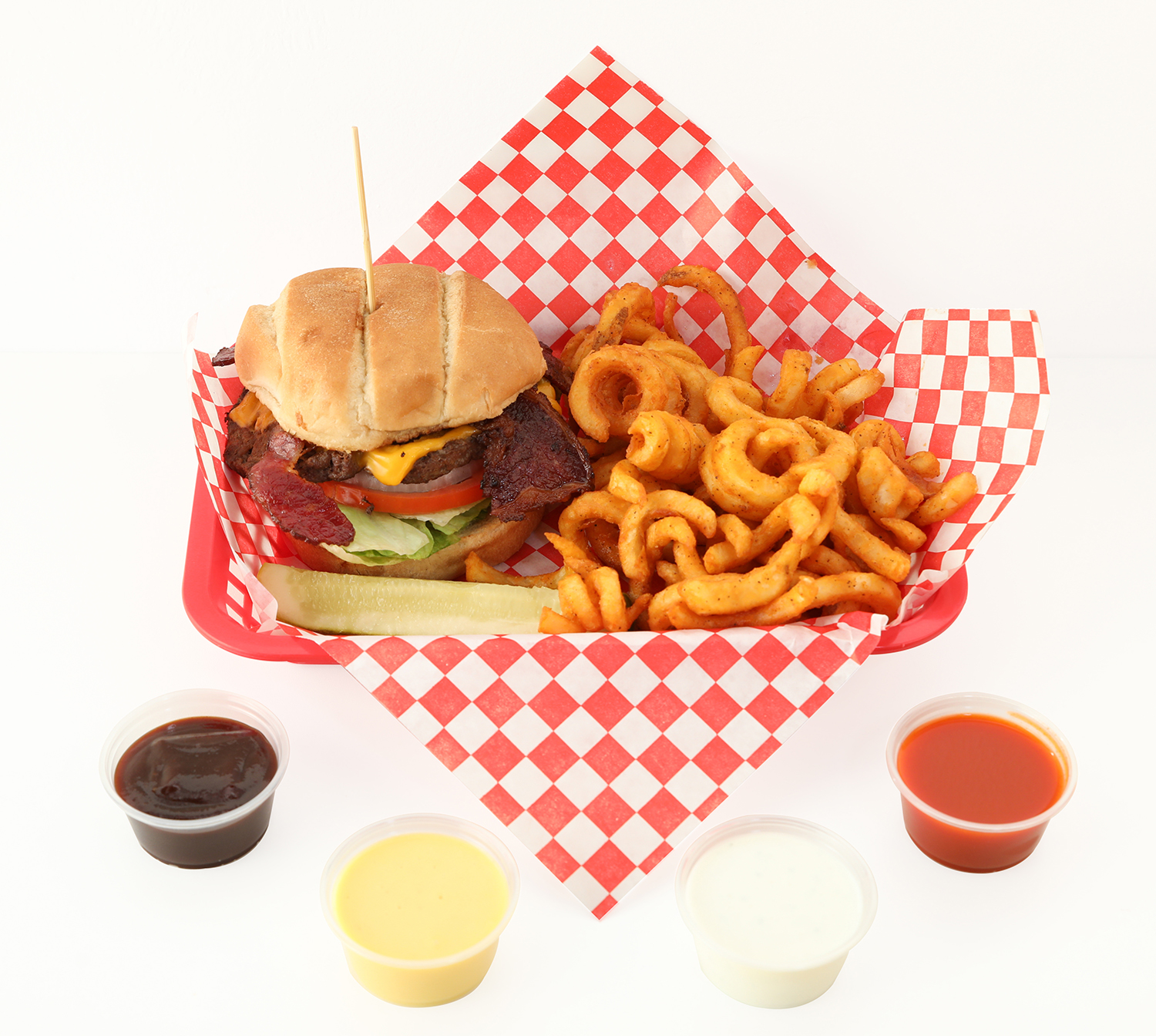 a plate of food on a table