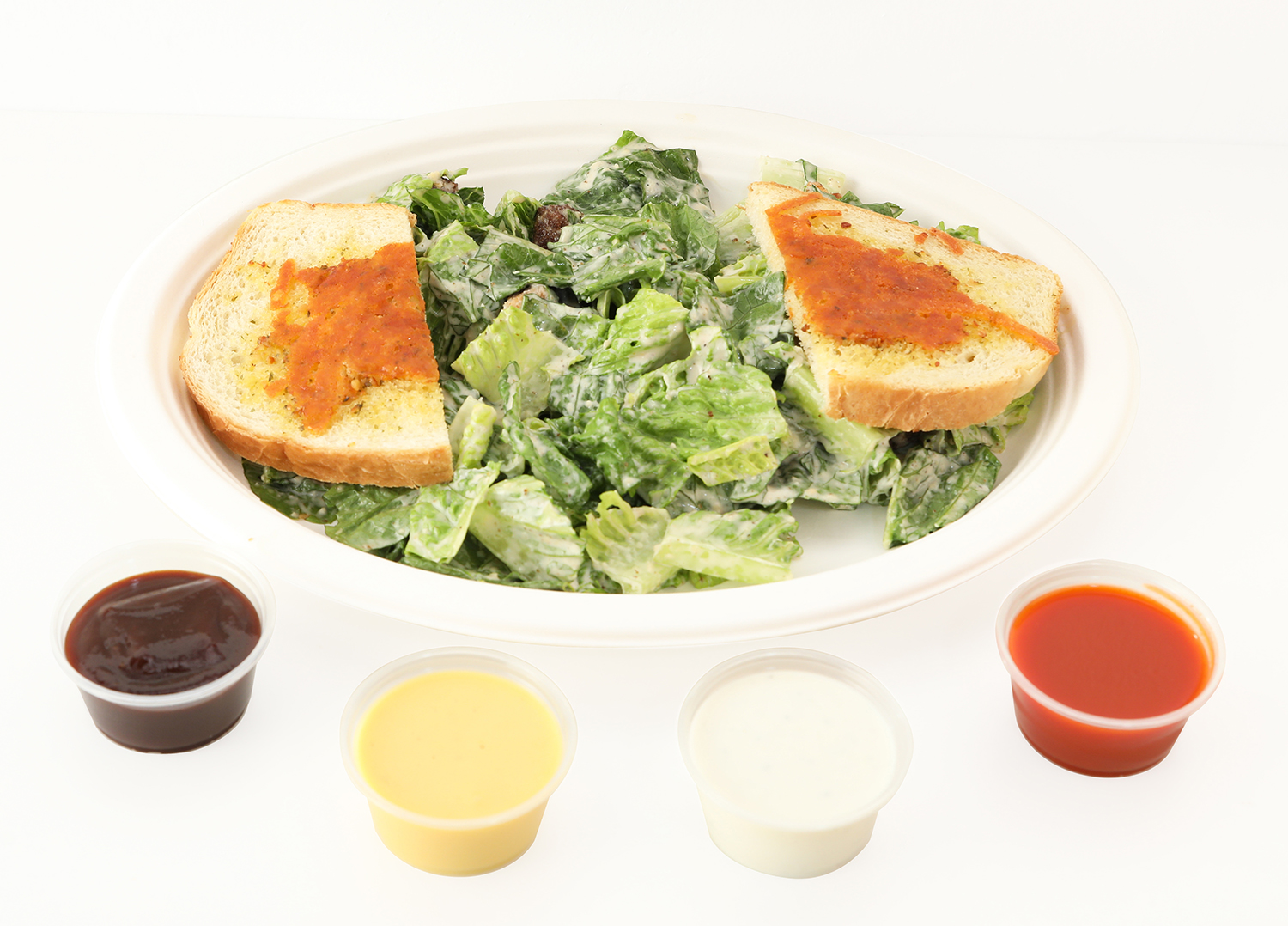 a plate of food on a table