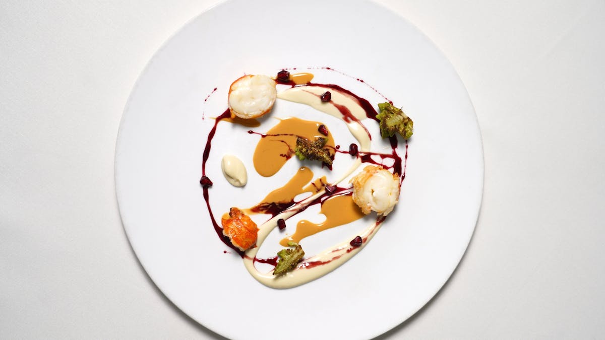 a plate of food