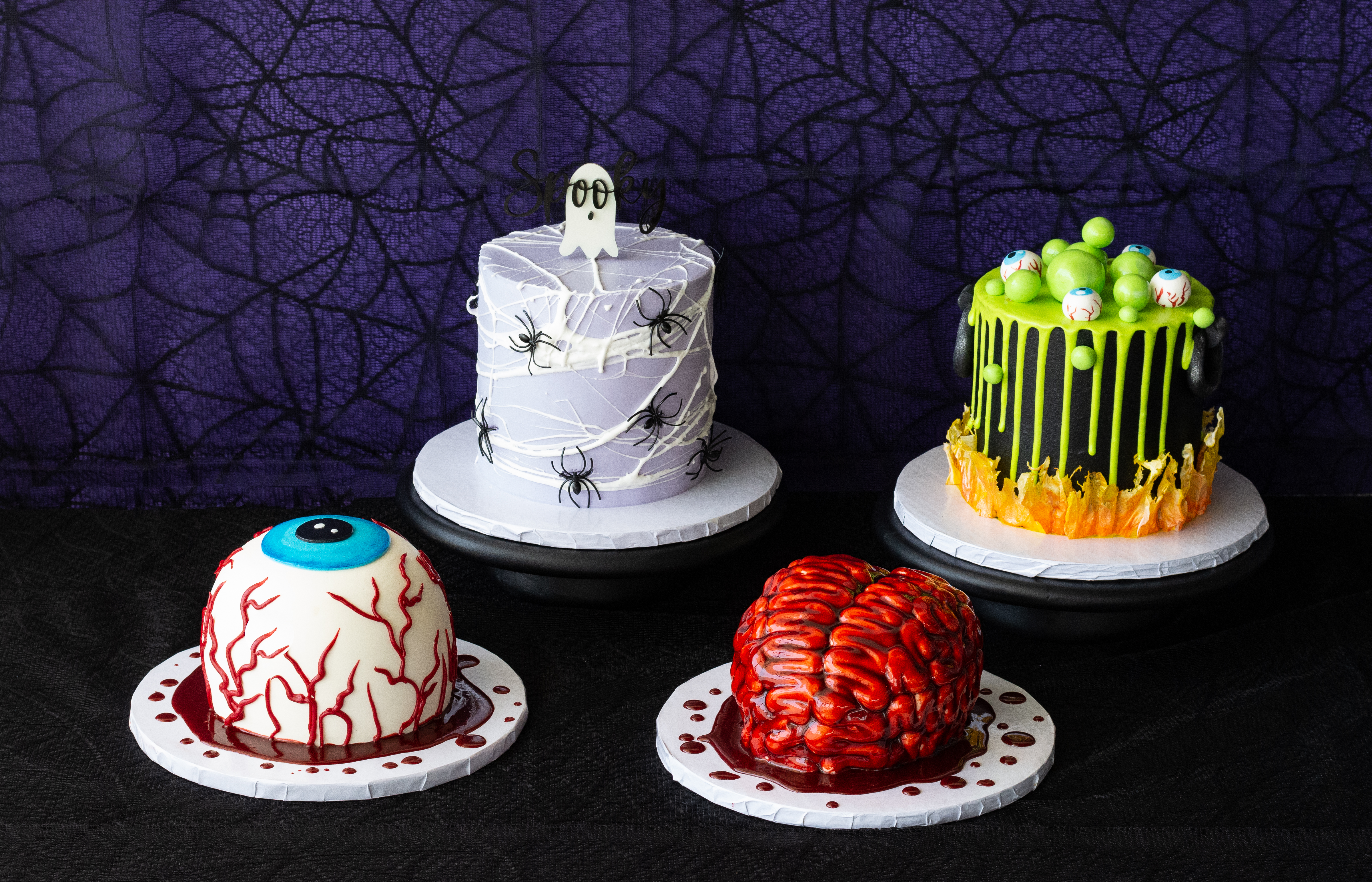Spooky Halloween Marble Cake - Life Love and Sugar