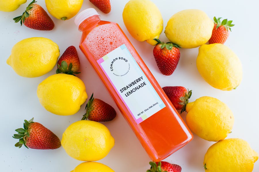 Strawberry Lemonade Common Bond Cafe Bistros, Bakeries, Brasseries