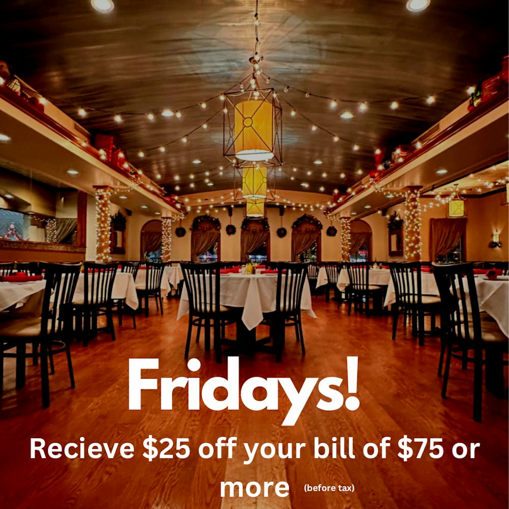 NEW Weekly Warmup Menu Basils Dining Greek Restaurant in Aurora, IL