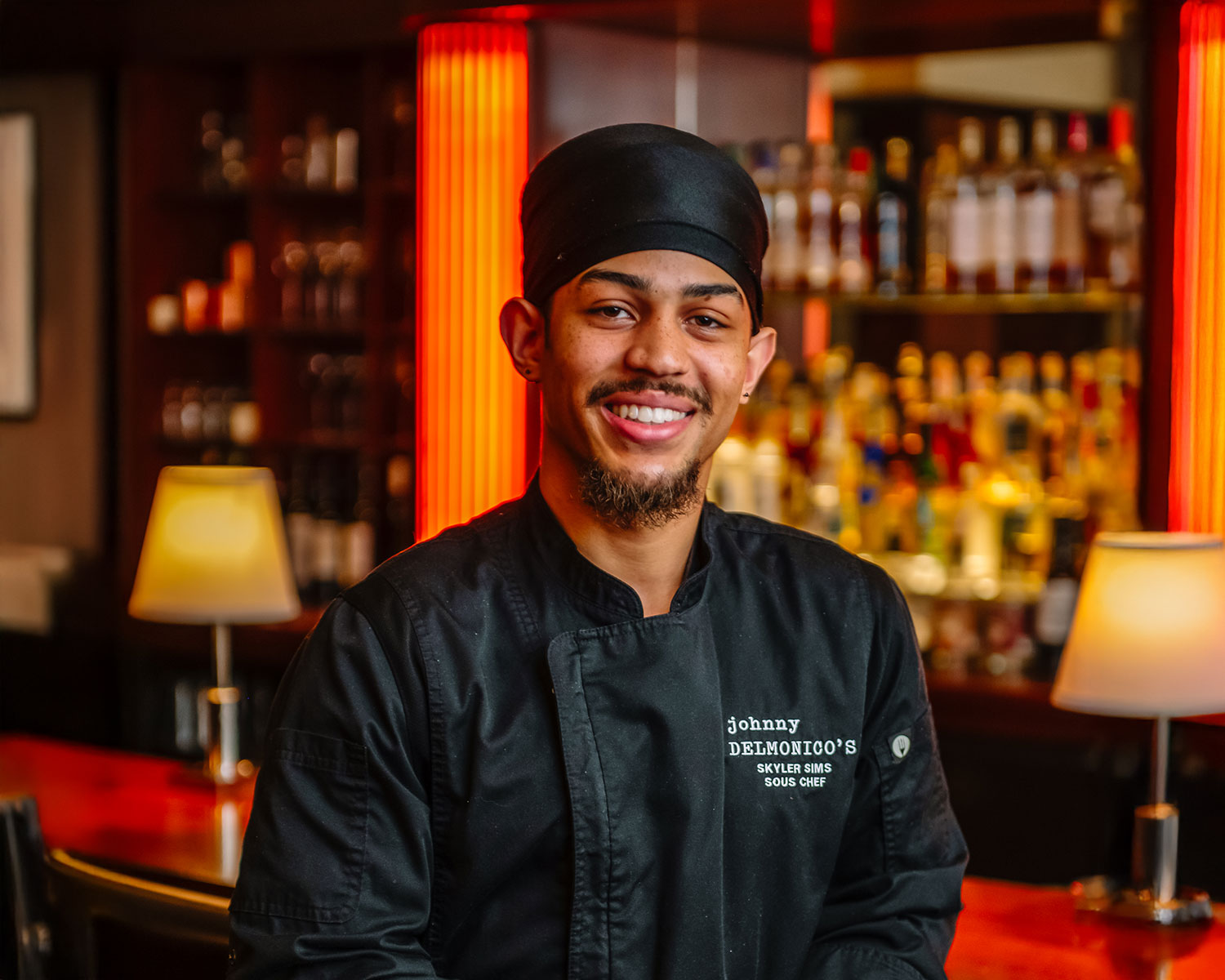 Skylar Sims, sous chef at Johnny Delmonic's Steakhouse in downtown Madison, WI
