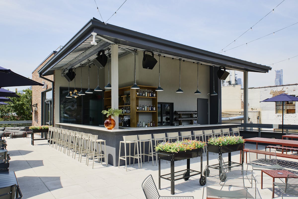 a rooftop bar in nyc