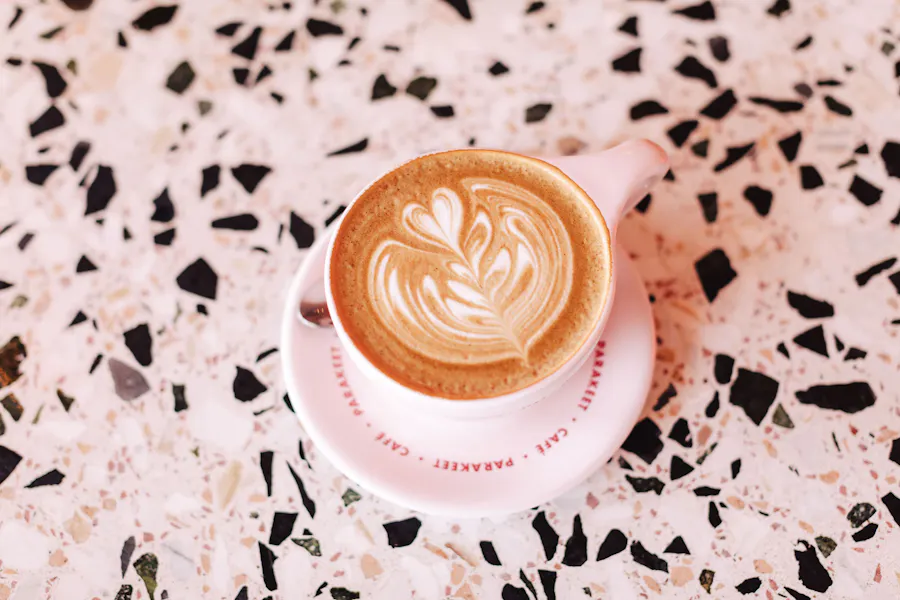 Parakeet Cafe Pink Latte Cup/Saucer Parakeet Cafe Healthy Food