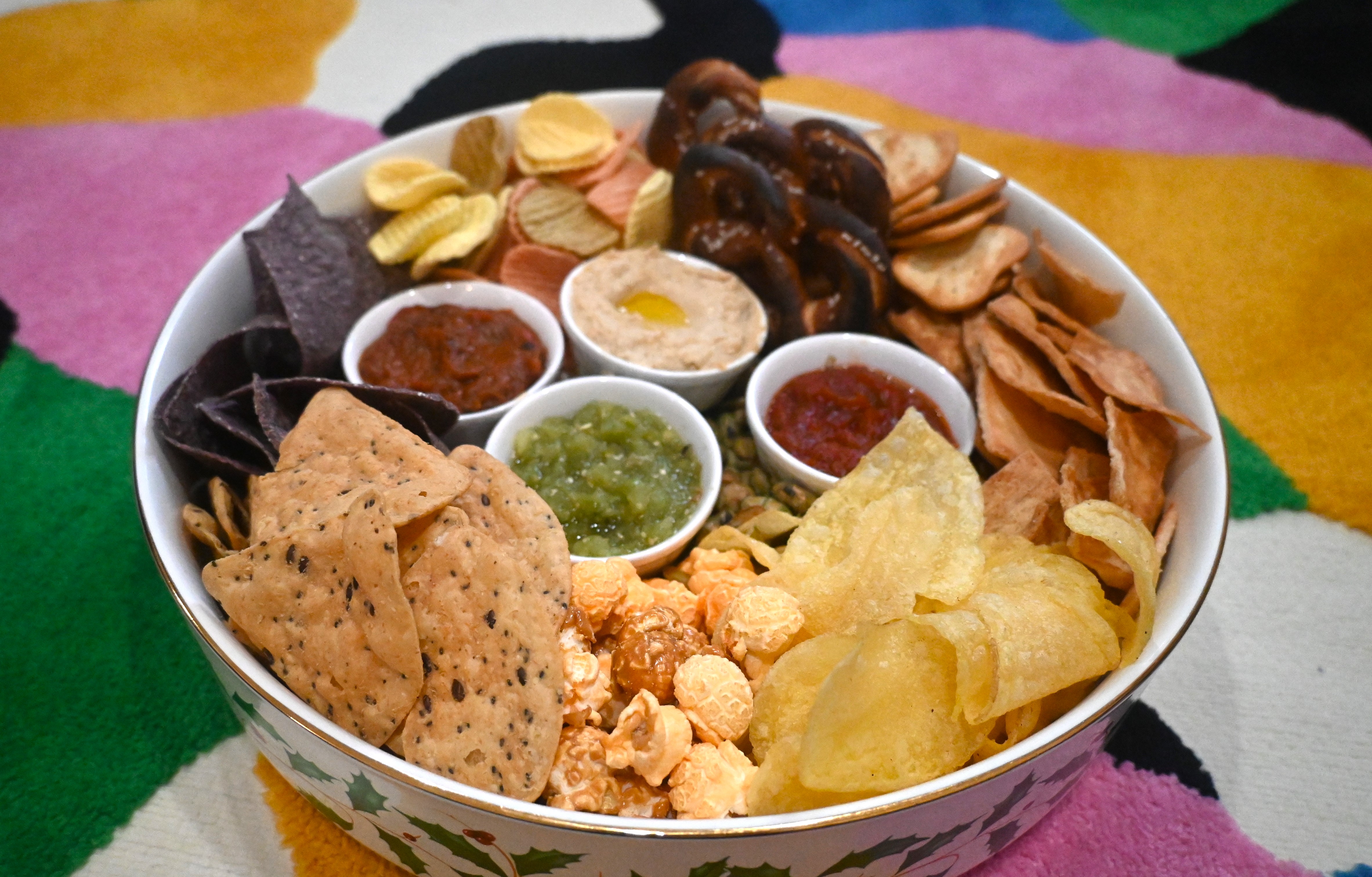 a bowl of food on a plate