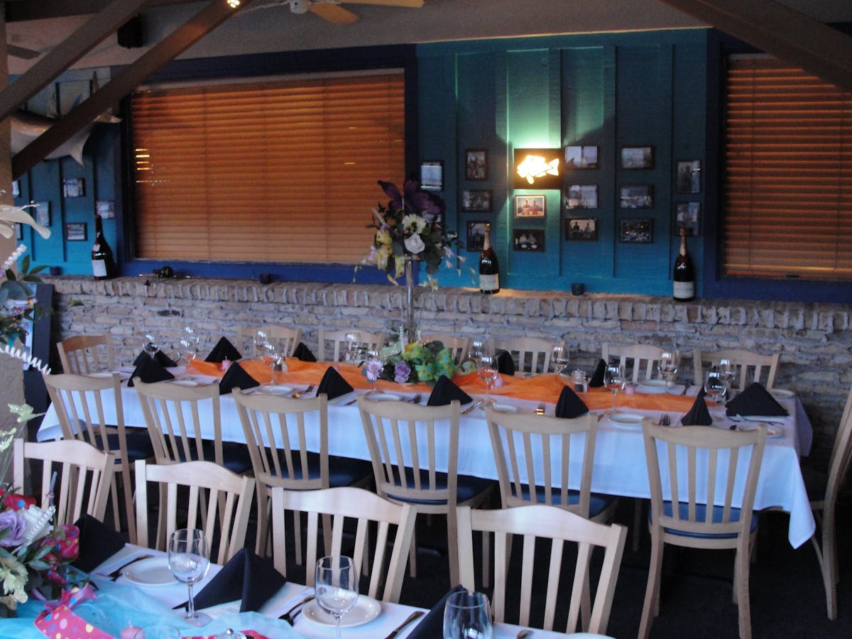 a restaurant's dining room