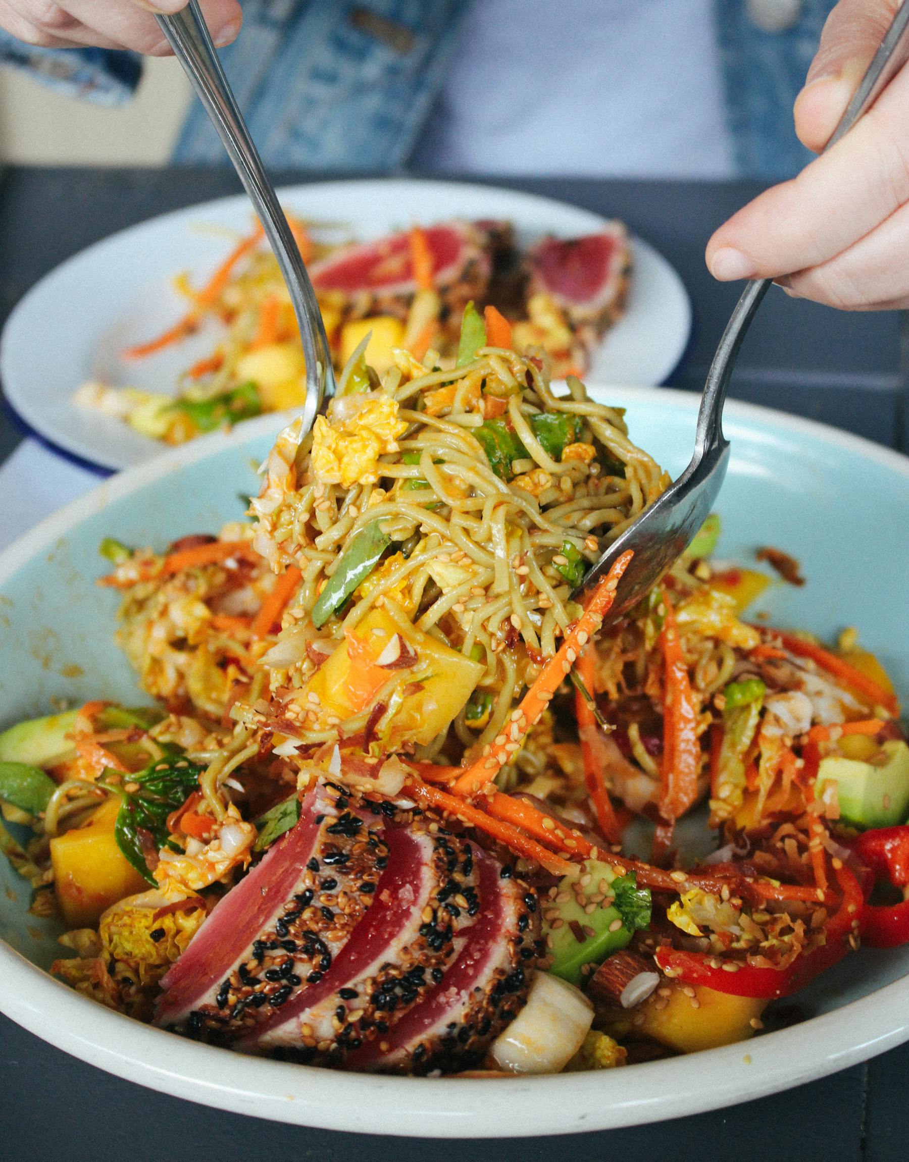 soba noodle salad