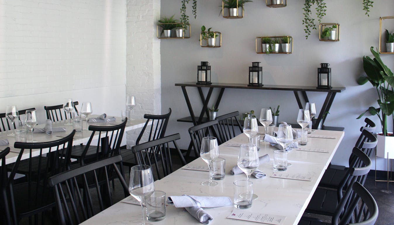 a dining room table