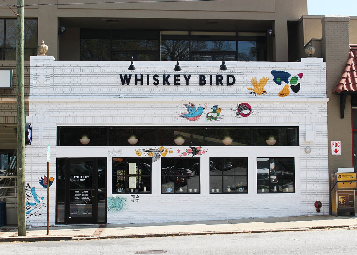 whiskey bird public art mural