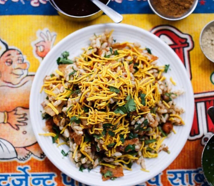 a bowl of food on a plate