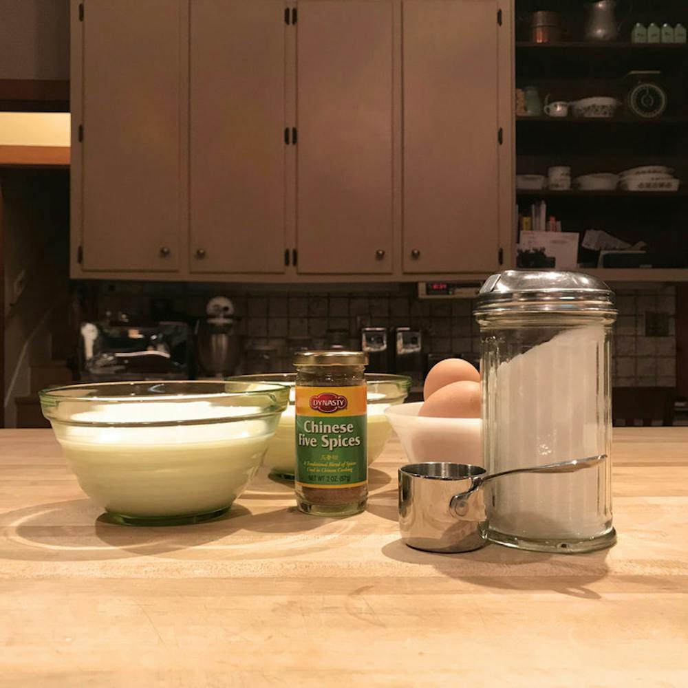 different type of ingredients on a table