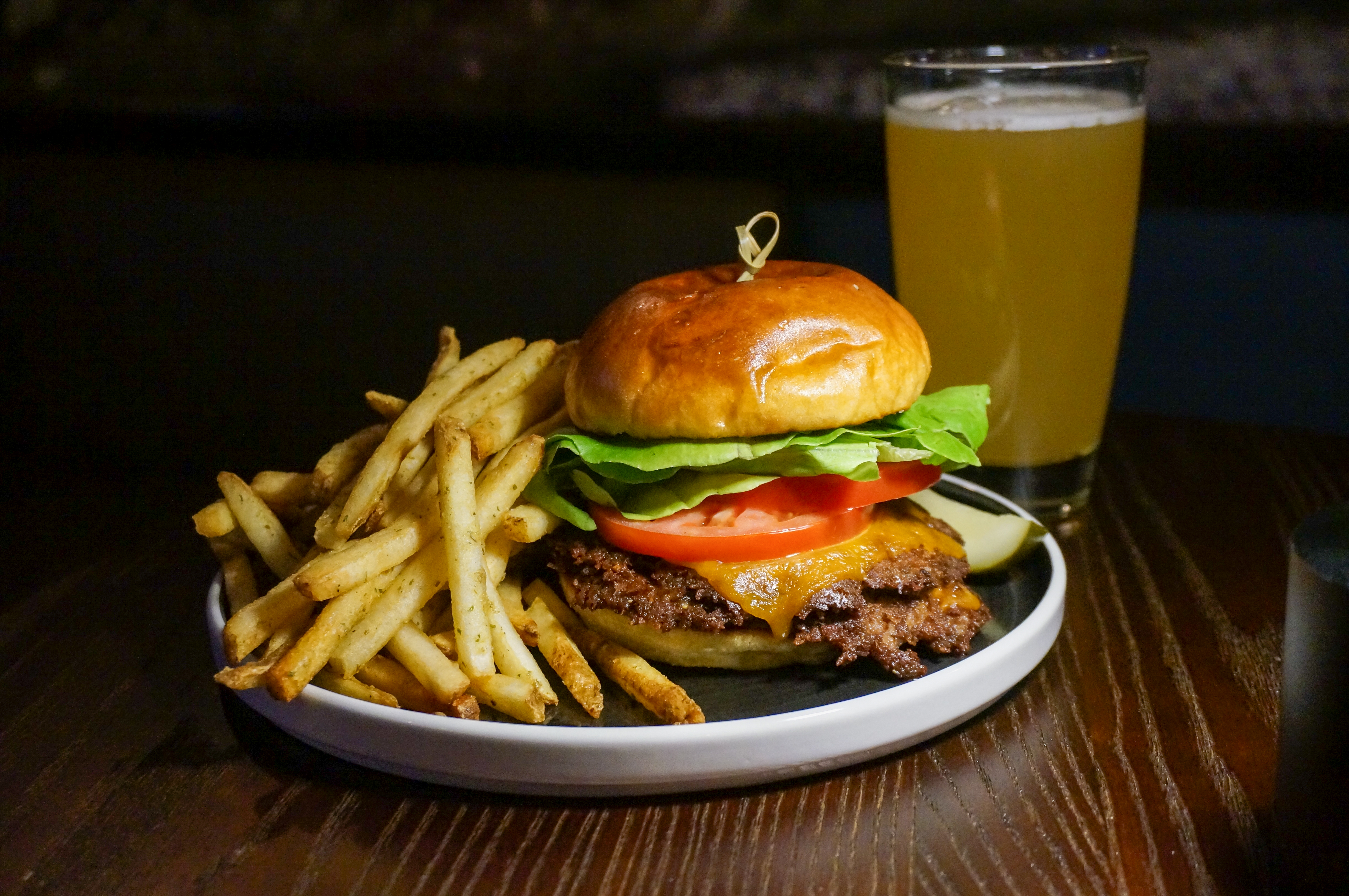 a close up of food