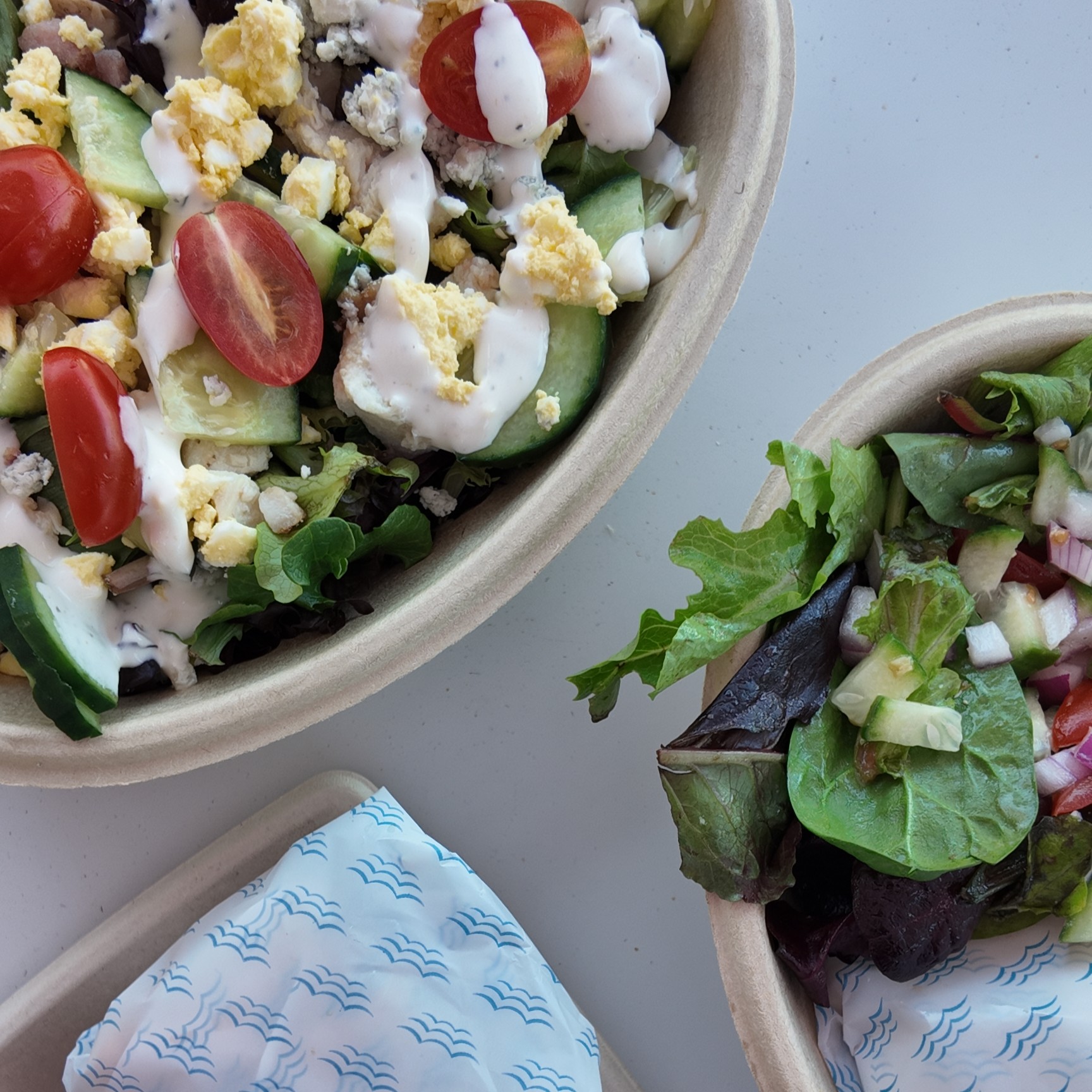 a bowl of food on a table