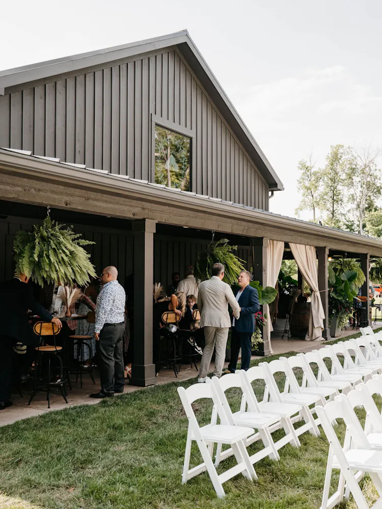 Guests outside Bay Horse Inn