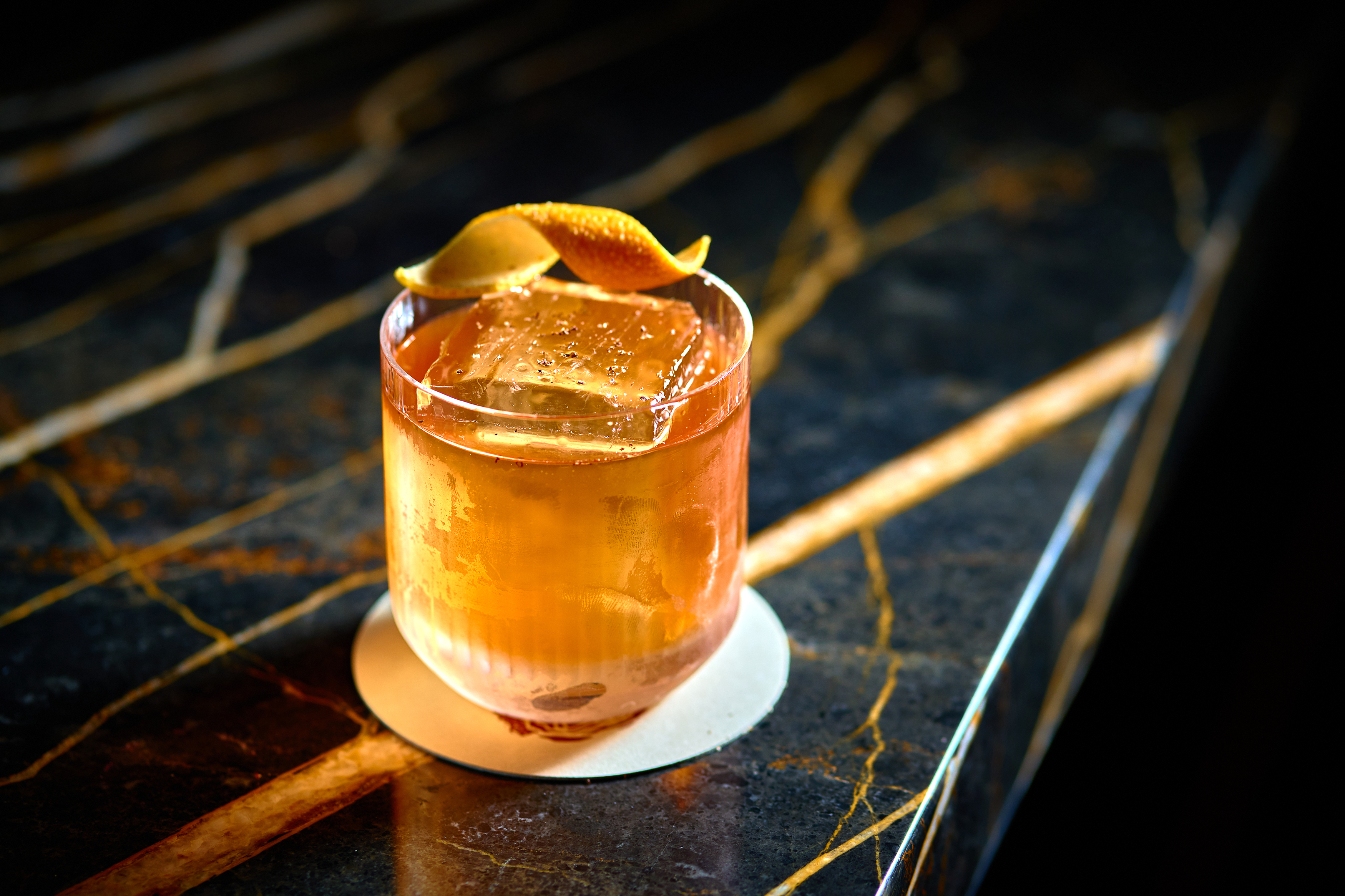 a close up of a drink