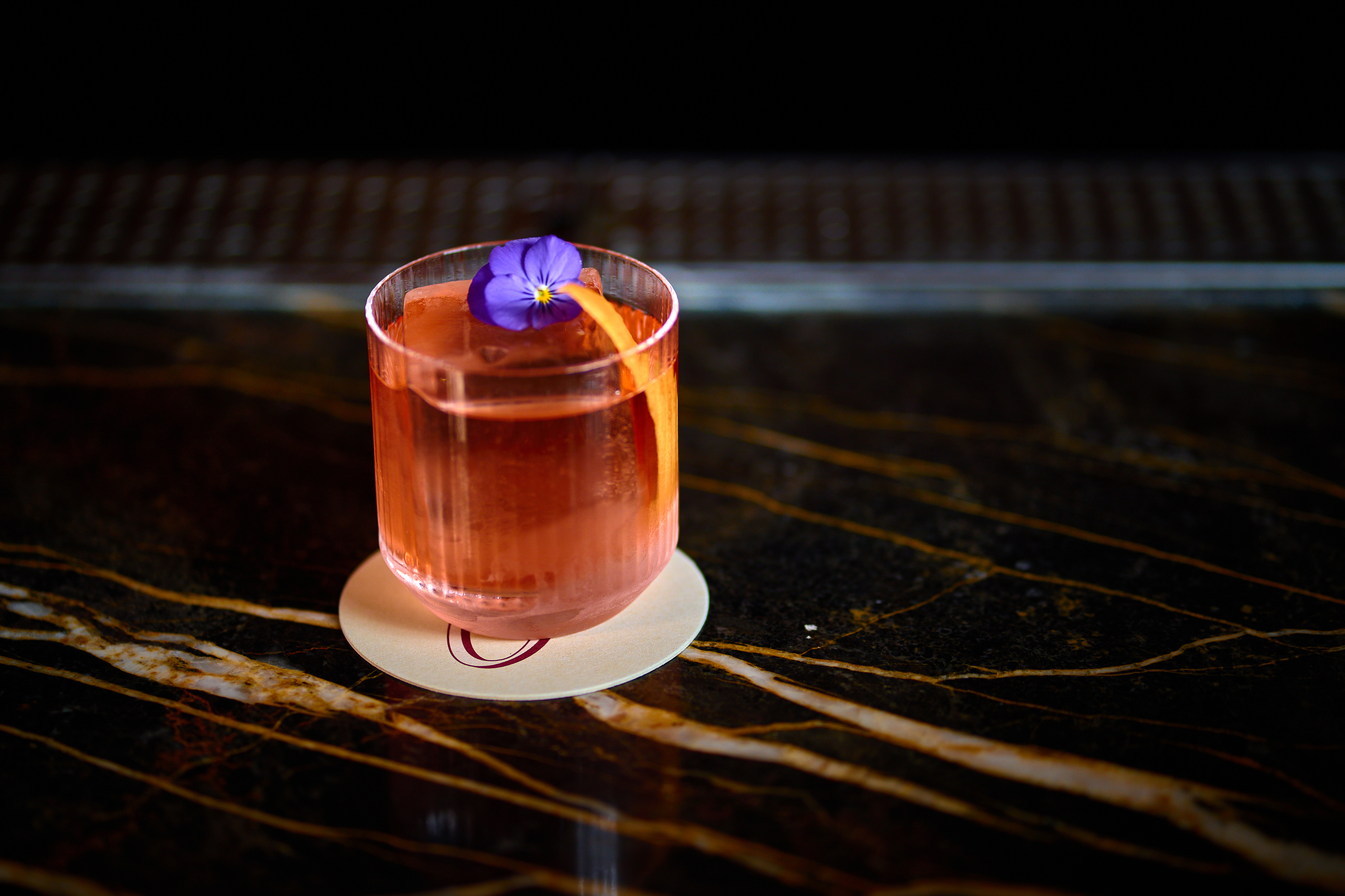 a close up of a drink