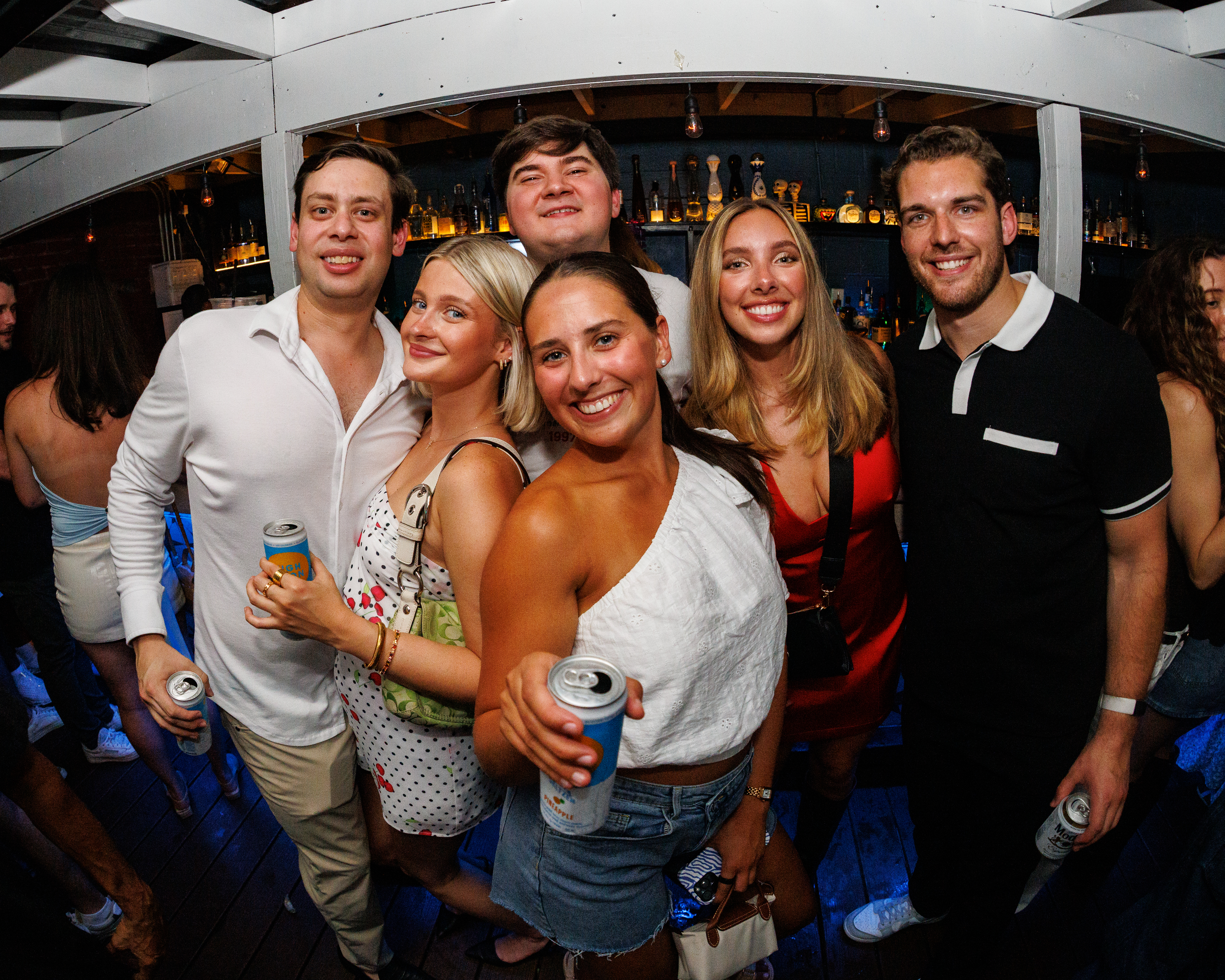 a group of people posing for a photo