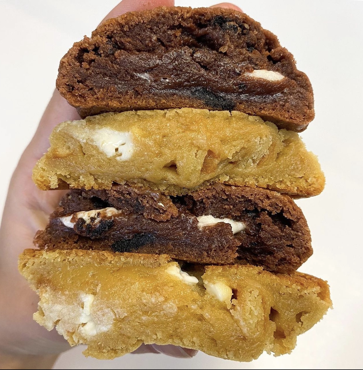 a close up of a piece of cake