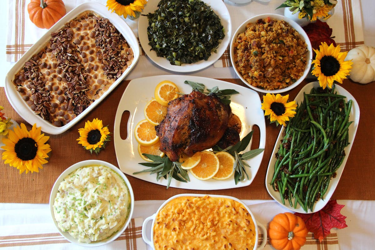 Thanksgiving spread