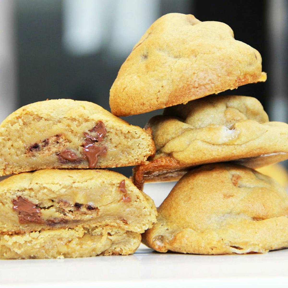 a sandwich cut in half on a plate