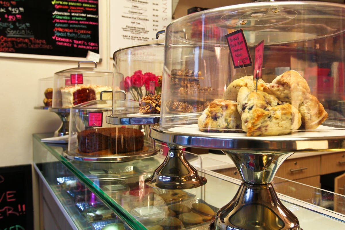 a tray of food on a counter
