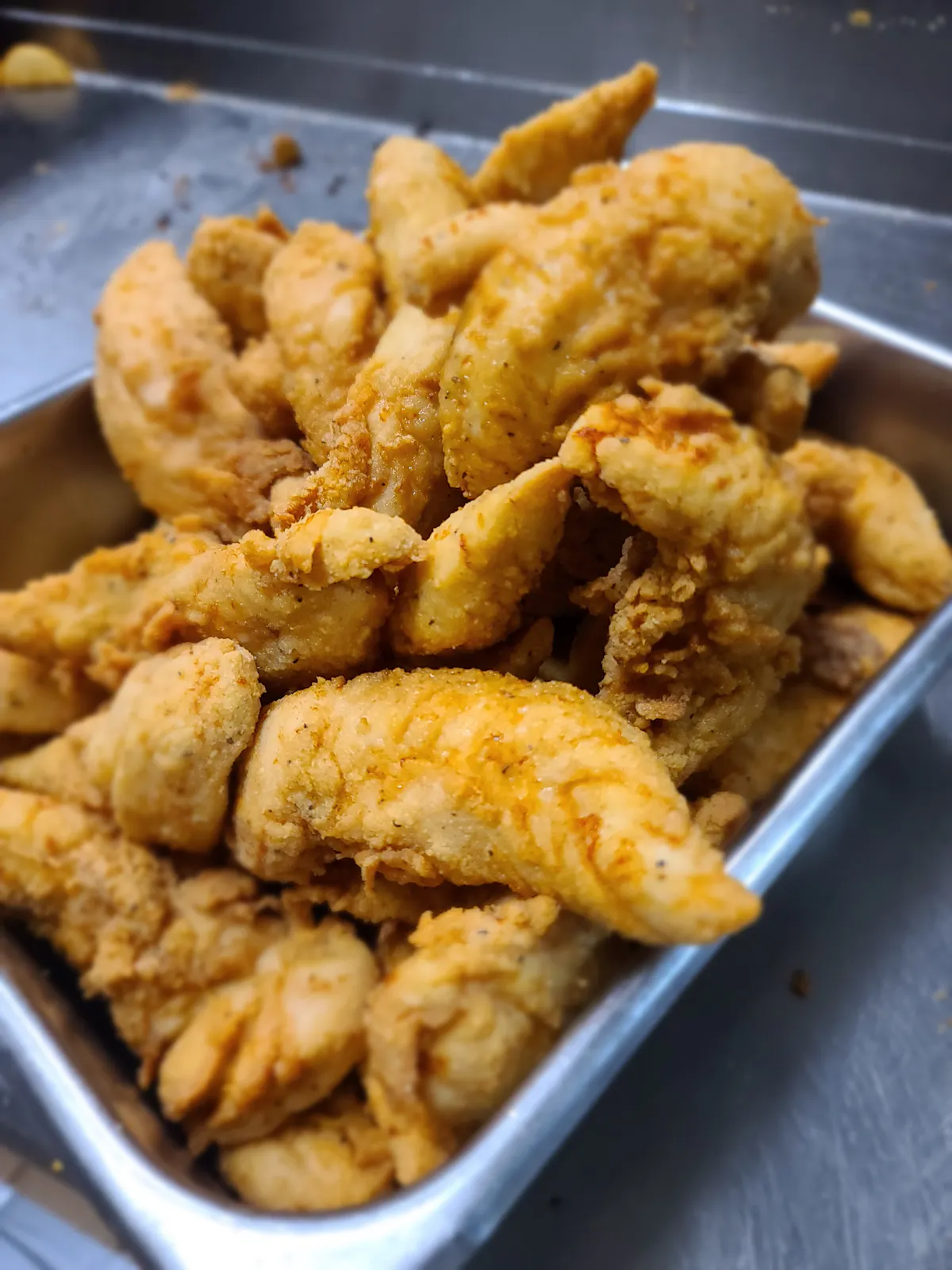 a tray of food