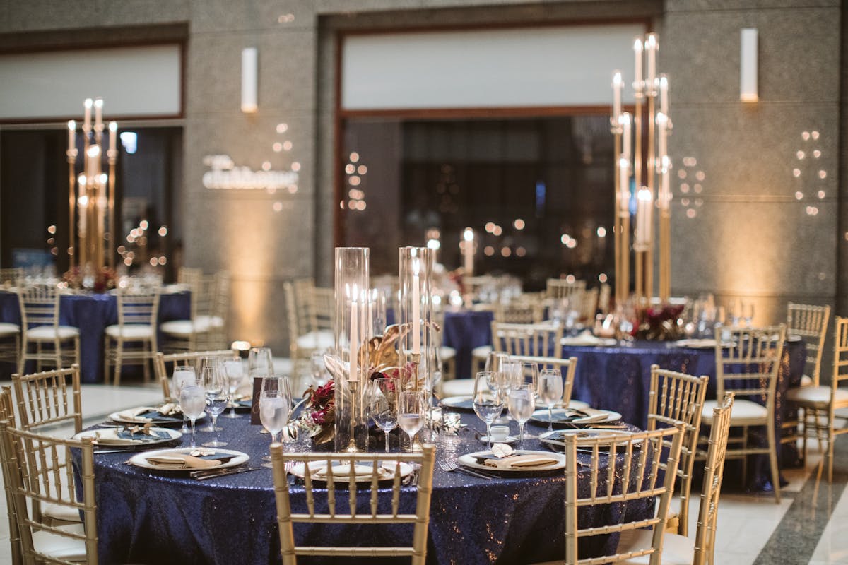 a dining room table