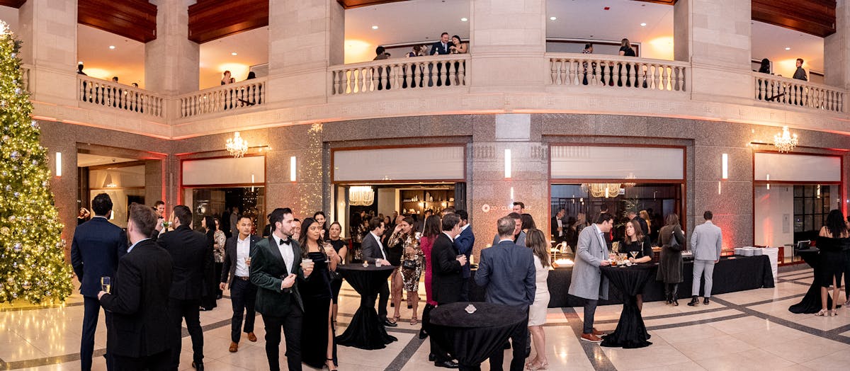James Bond Casino Themed Holiday Party at a Large Historical Downtown Chicago Venue