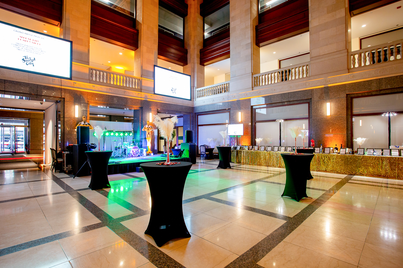 a store inside of a building