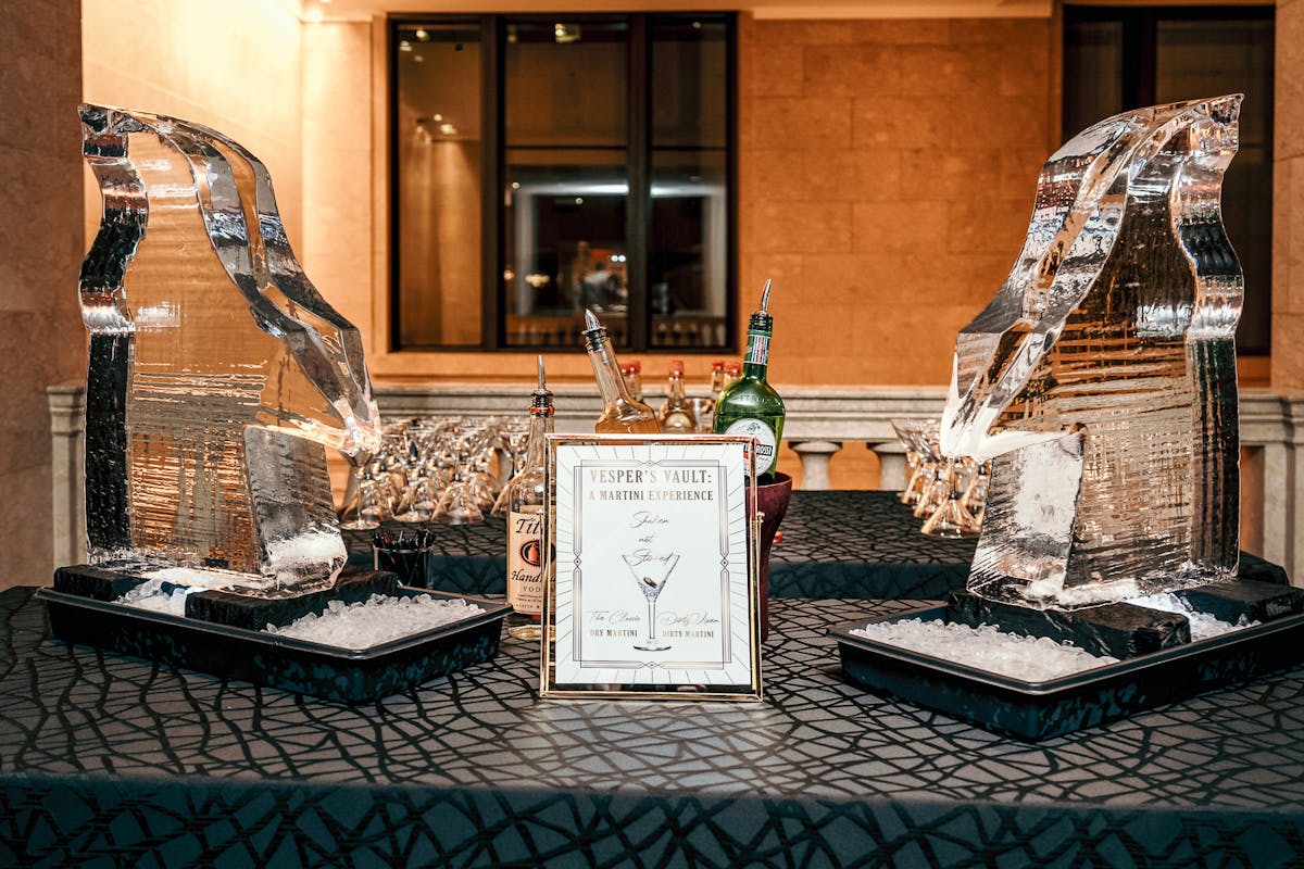 Martini Ice Luge